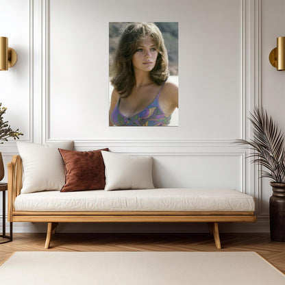 Jacqueline Bisset Portrait Poster | Actress Wall Art Print - Celebrities Poster
