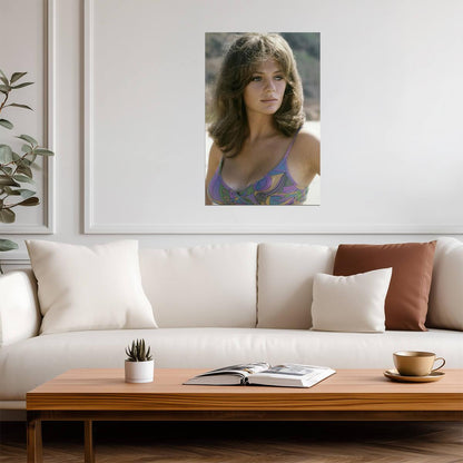 Jacqueline Bisset Portrait Poster | Actress Wall Art Print - Celebrities Poster