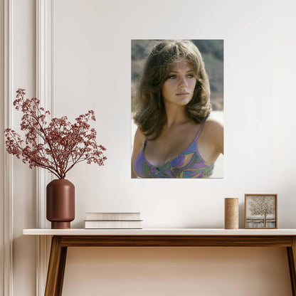 Jacqueline Bisset Portrait Poster | Actress Wall Art Print - Celebrities Poster