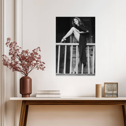 Charlotte Rampling Long Legs Poster | Sexy Actress Wall Art Print - Celebrities Poster