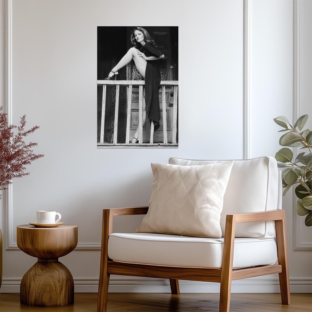 Charlotte Rampling Long Legs Poster | Sexy Actress Wall Art Print - Celebrities Poster