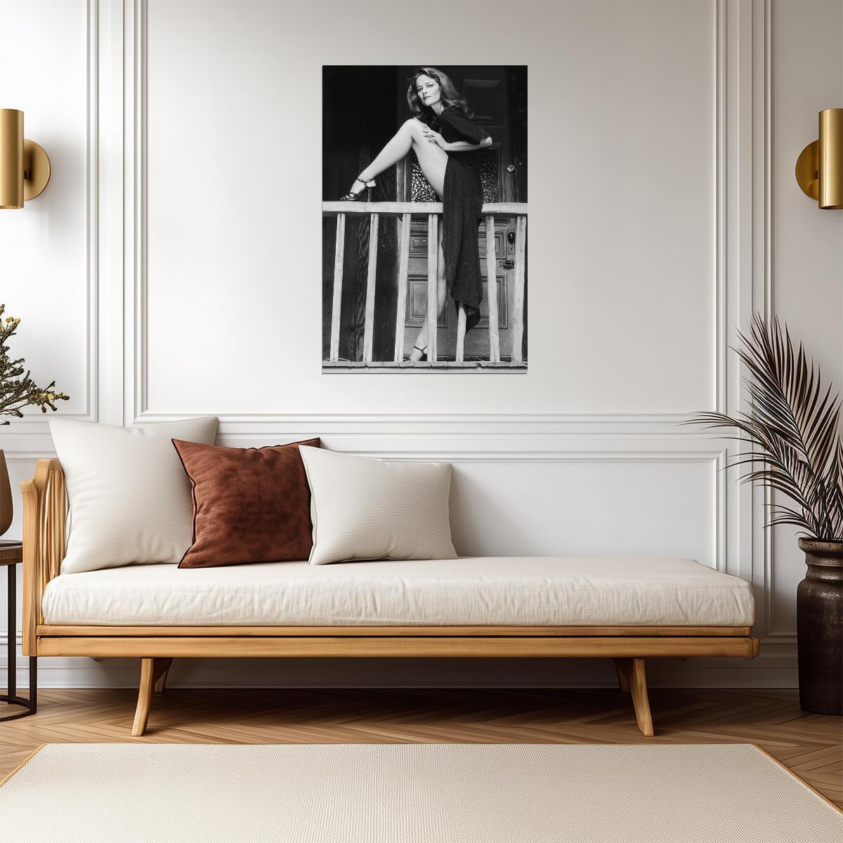 Charlotte Rampling Long Legs Poster | Sexy Actress Wall Art Print - Celebrities Poster