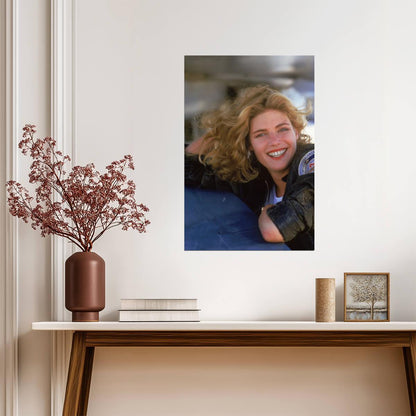 Kelly Mcgillis Smiling Portrait Poster | 1986 Movie Wall Art Print - Celebrities Poster