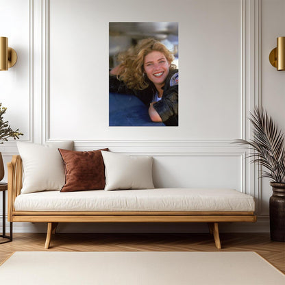 Kelly Mcgillis Smiling Portrait Poster | 1986 Movie Wall Art Print - Celebrities Poster