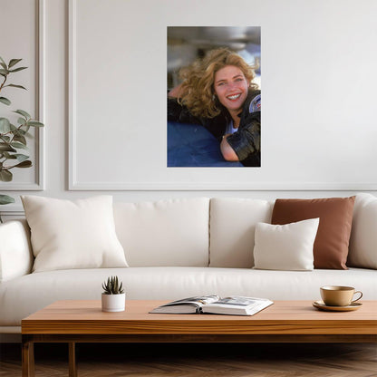 Kelly Mcgillis Smiling Portrait Poster | 1986 Movie Wall Art Print - Celebrities Poster