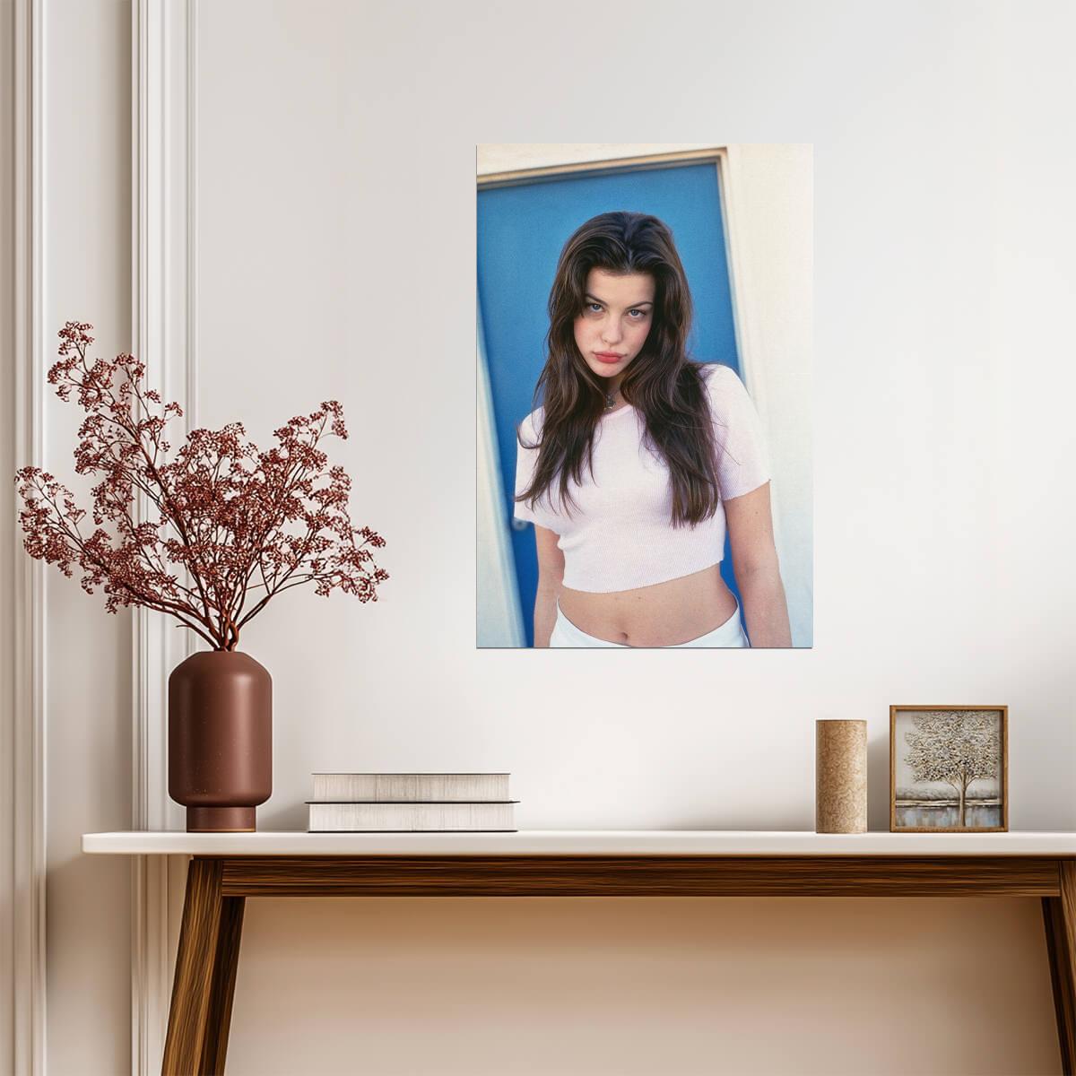 Liv Tyler Portrait Poster | Vintage Wall Art Print - Celebrities Poster