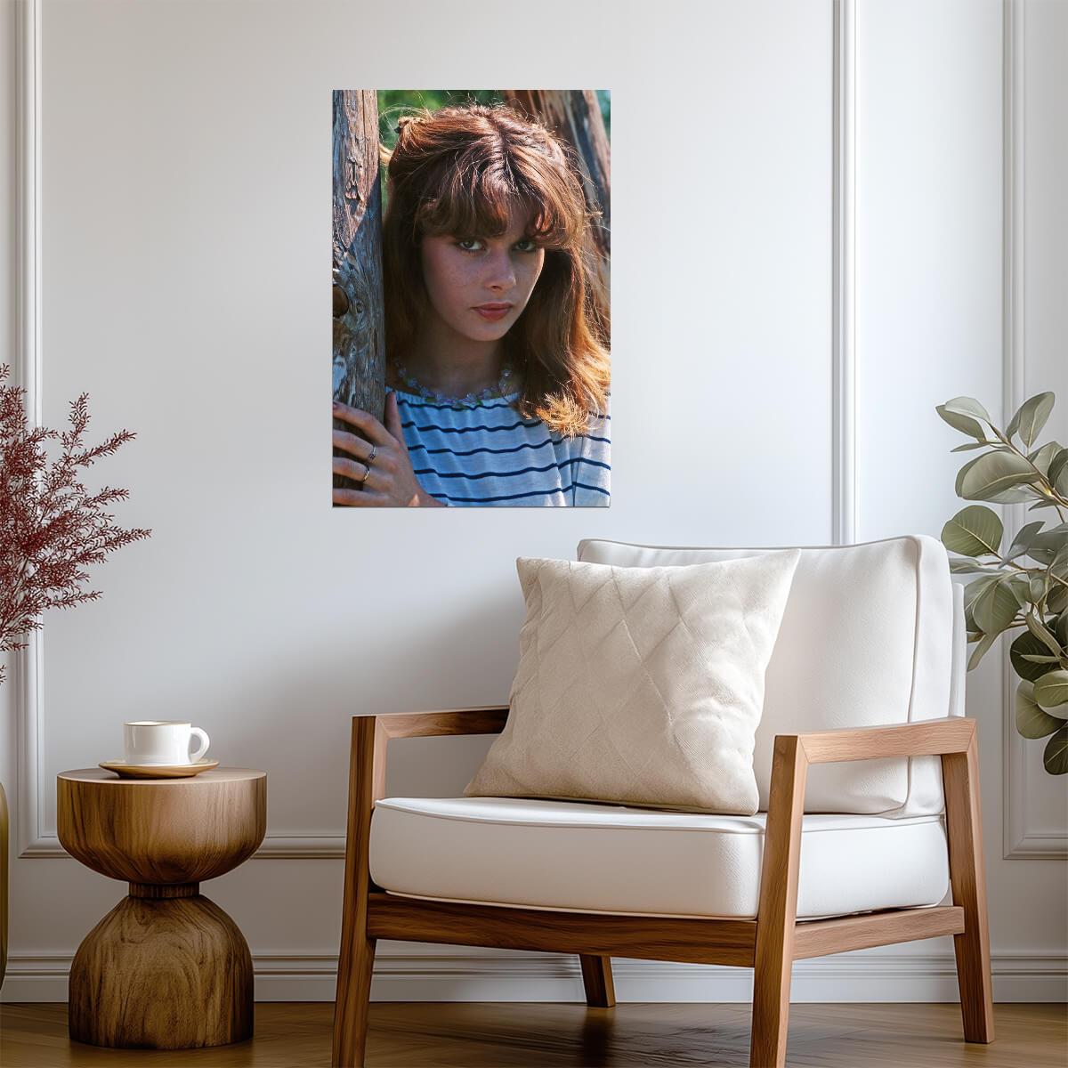Nastassja Kinski Portrait Poster | Actress Wall Art Print - Celebrities Poster