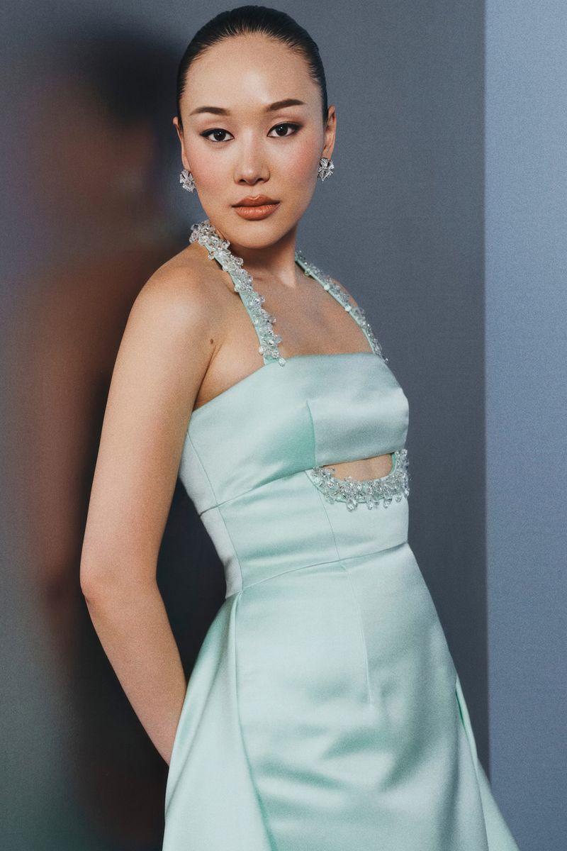 Yerin Ha in Light Blue Dress Poster | Actress Wall Art Print - Celebrities Poster