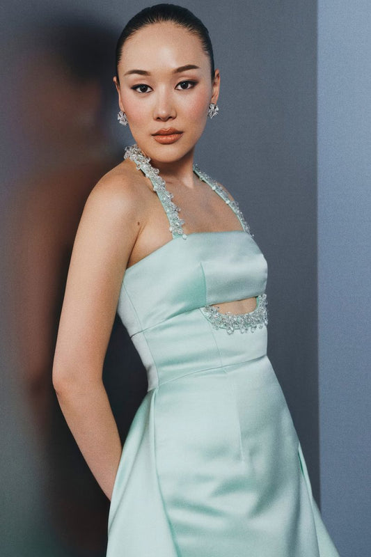 Yerin Ha in Light Blue Dress Poster | Actress Wall Art Print - Celebrities Poster