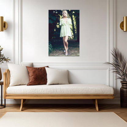 Goldie Hawn in Baby Doll Dress Poster | Outdoor Wall Art Print - Celebrities Poster