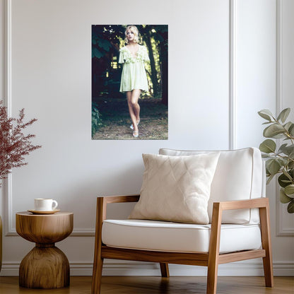 Goldie Hawn in Baby Doll Dress Poster | Outdoor Wall Art Print - Celebrities Poster