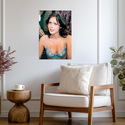 Sylvia Kristel in Lingerie Poster | Sexy Actress Wall Art Print - Celebrities Poster