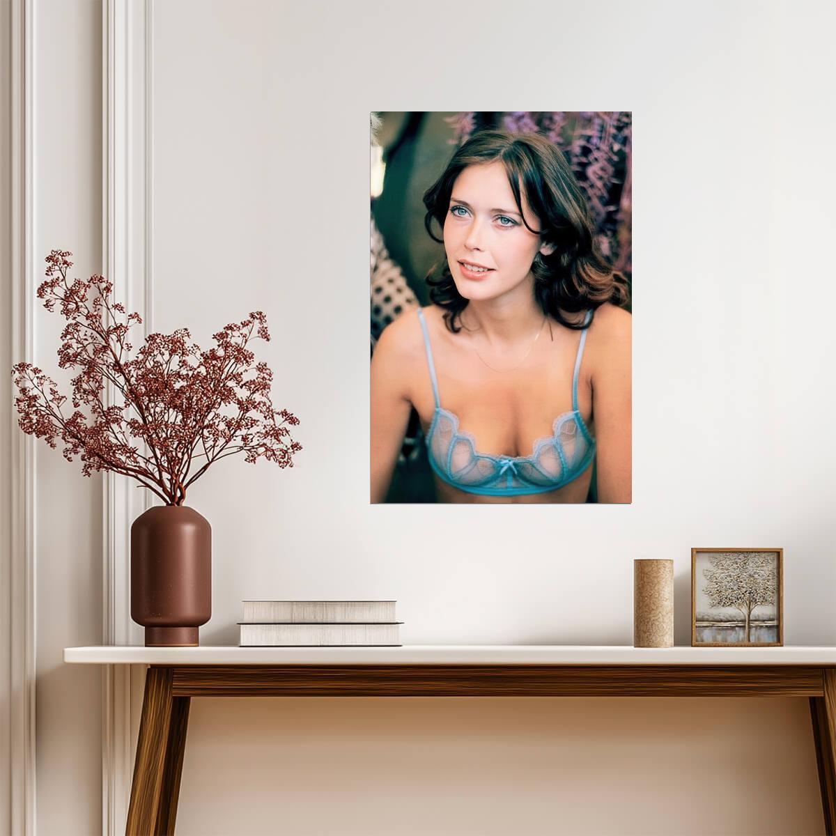 Sylvia Kristel in Lingerie Poster | Sexy Actress Wall Art Print - Celebrities Poster
