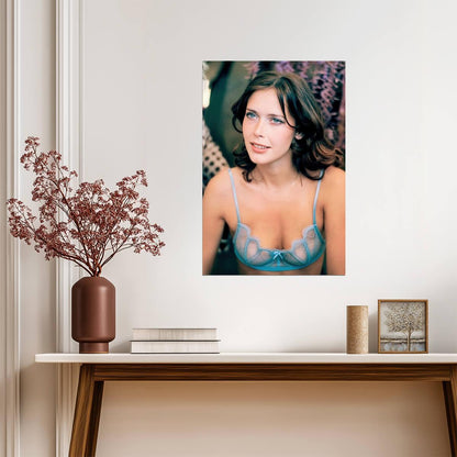 Sylvia Kristel in Lingerie Poster | Sexy Actress Wall Art Print - Celebrities Poster
