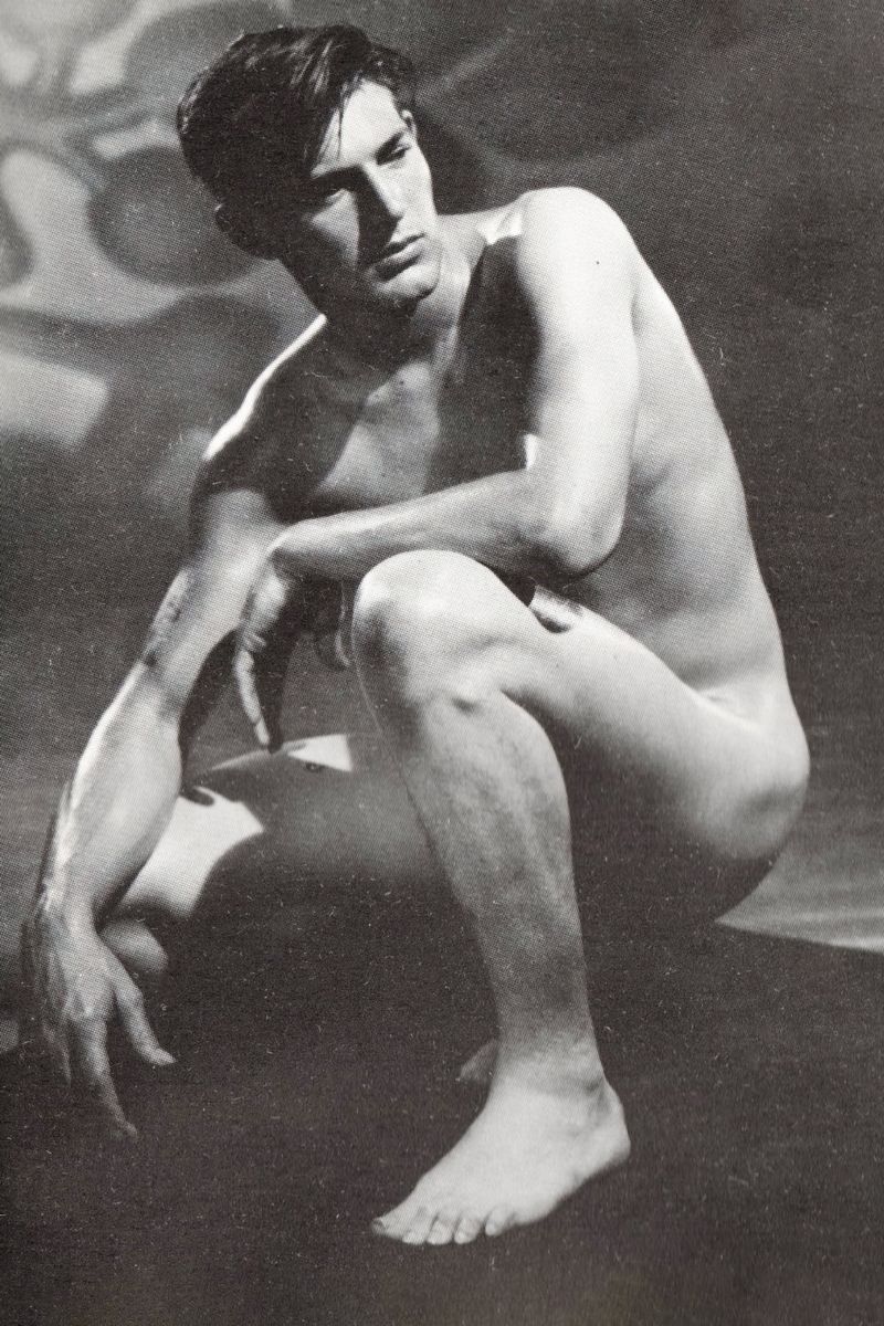 Vintage Male Nude Photo Poster | 1955 Figure Study - Photography Poster