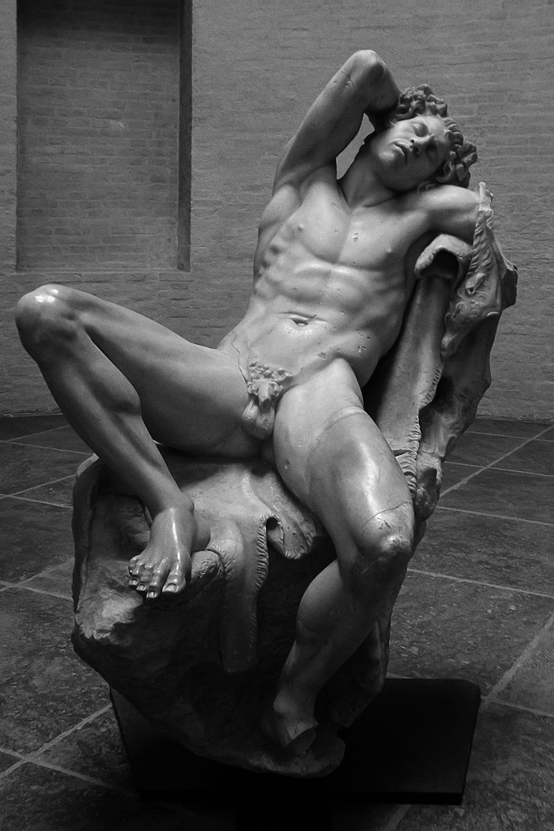 Barberini Faun Art Poster | Nude Sculpture Photo - Photography Poster