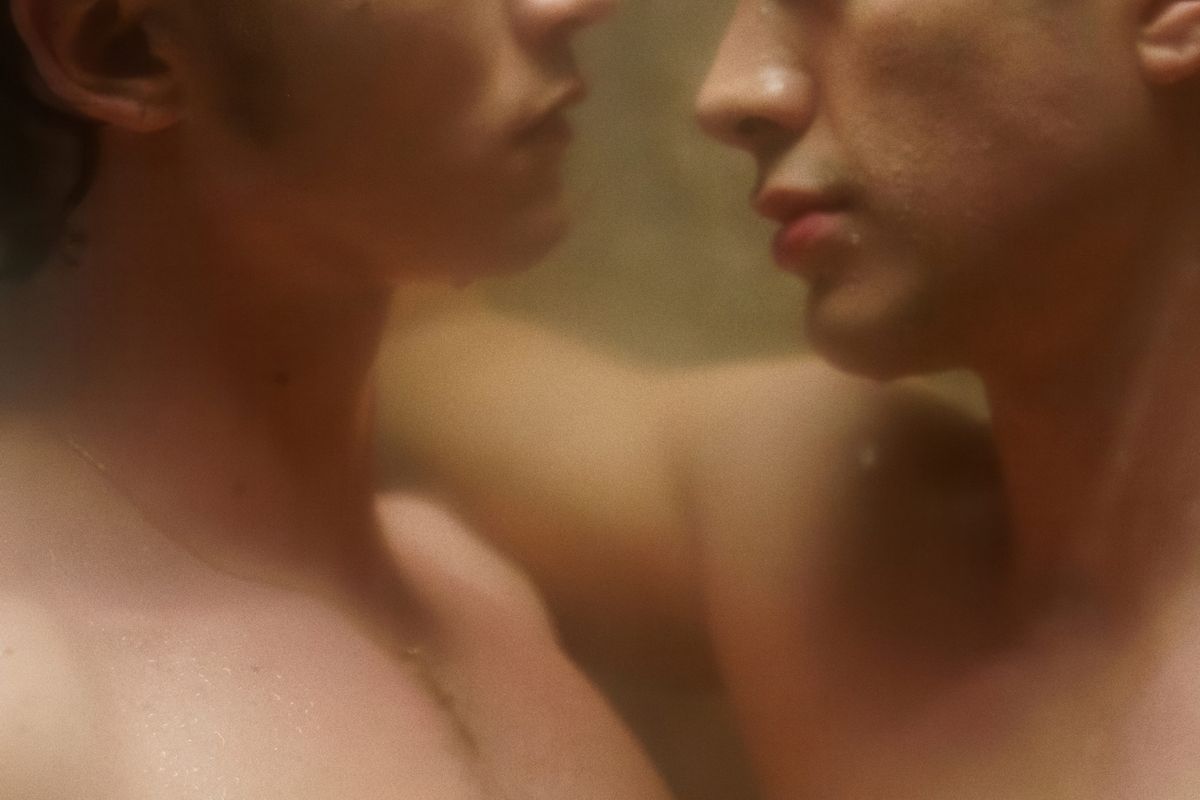 Gay Couple Poster | Romantic Close-Up Photo - Photography Poster