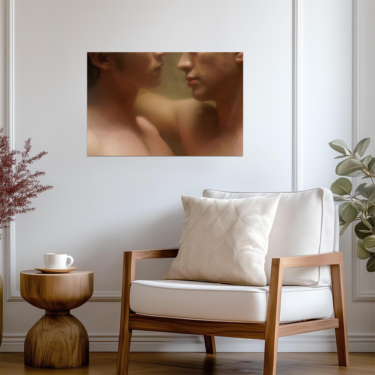 Gay Couple Poster | Romantic Close-Up Photo - Photography Poster
