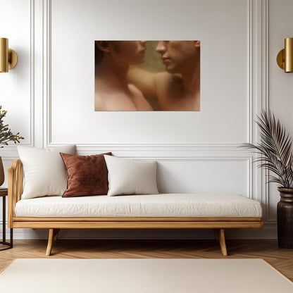 Gay Couple Poster | Romantic Close-Up Photo - Photography Poster