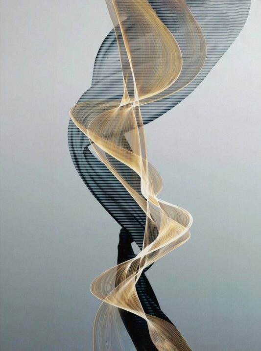 Abstract Flowing Lines | Minimalist Scandinavian Art | Elegant Contemporary Poster