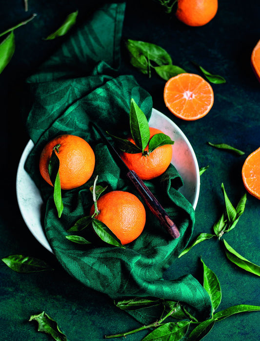 Fresh Mandarin Still Life | Rustic Kitchen Photography | Modern Farmhouse Poster