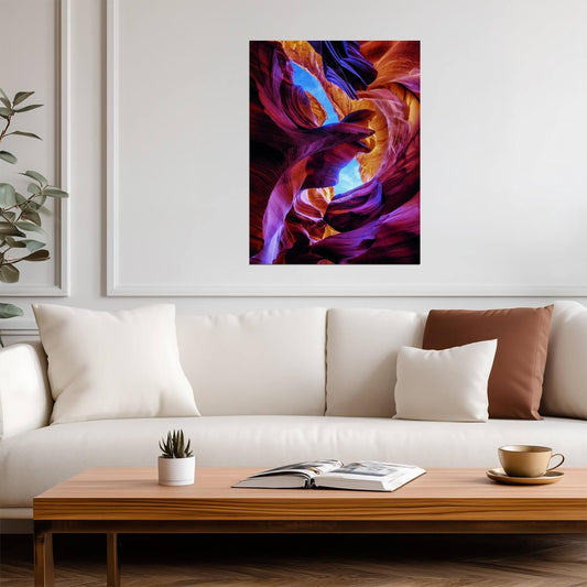 Colorful Abstract Shapes | Vibrant Modern Art Print | Contemporary Wall Poster