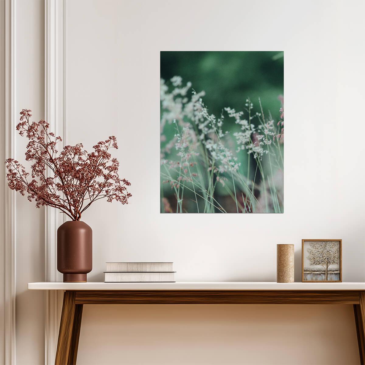 Dreamy Wildflowers | Spring Botanical Photography | Abstract Floral Poster