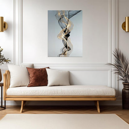 Elegant Flowing Lines | Minimalist Abstract Art | Modern Contemporary Poster