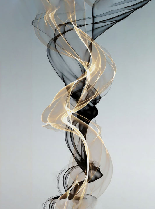 Elegant Flowing Lines | Minimalist Abstract Art | Modern Contemporary Poster