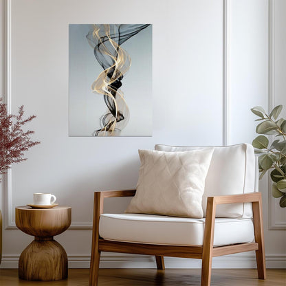 Elegant Flowing Lines | Minimalist Abstract Art | Modern Contemporary Poster