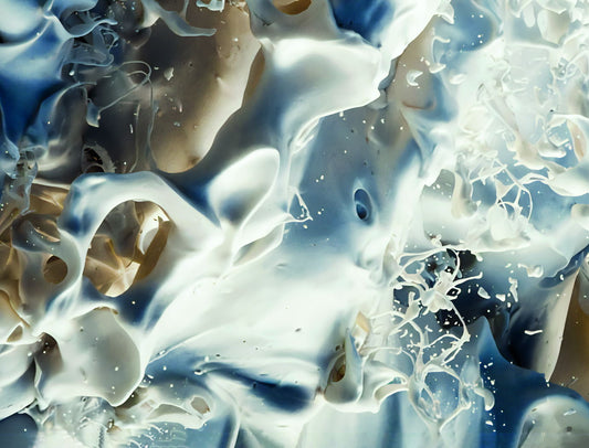 Abstract Liquid Splash | Modern Fluid Art Print | Contemporary Wall Poster